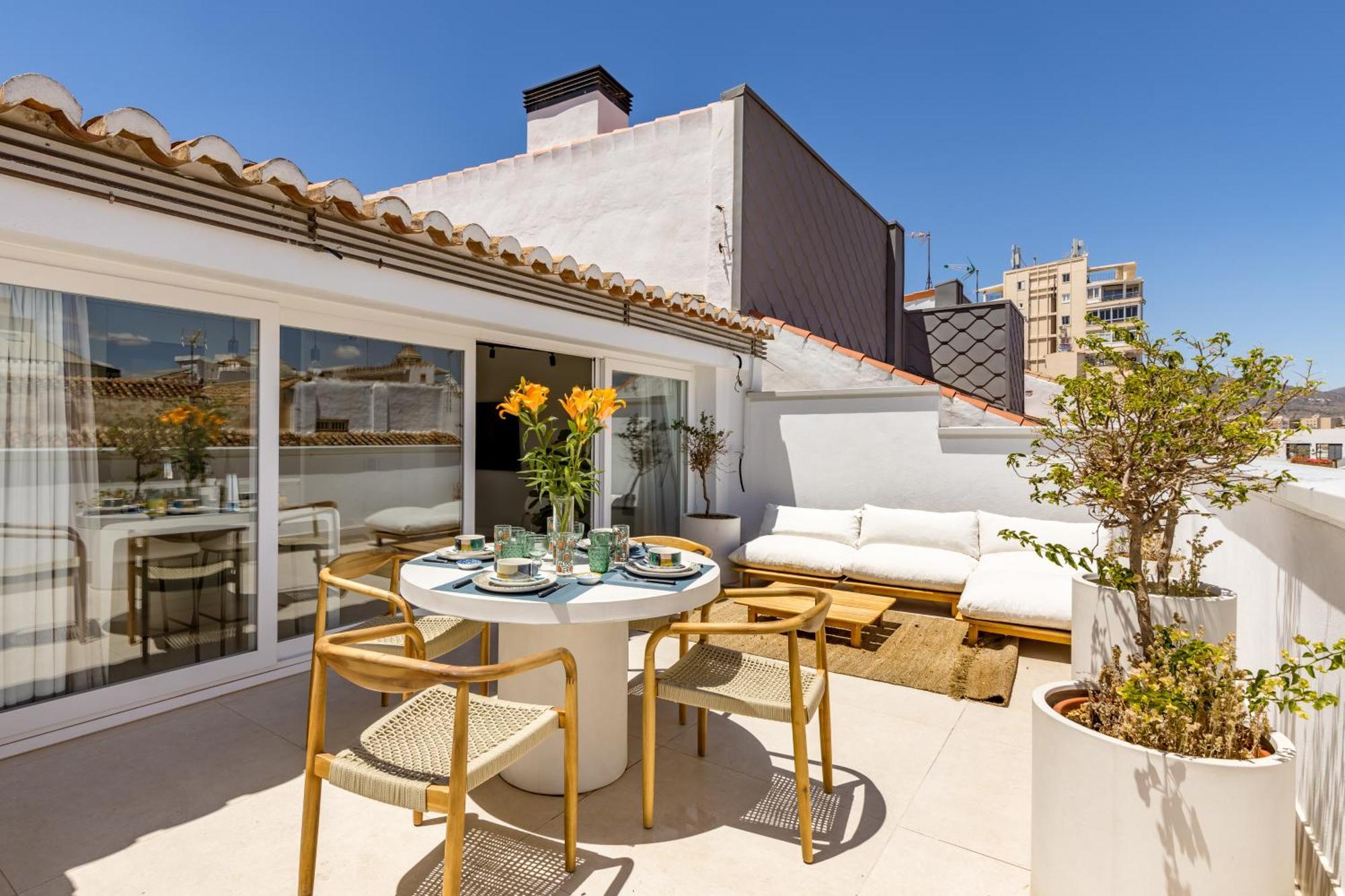 Atarazanas Suite, Atico Con Terraza Μάλαγα Εξωτερικό φωτογραφία
